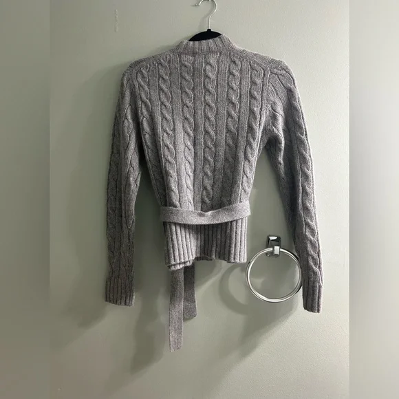 J crew wool cashmere blend belted cardigan - Picture 7 of 7